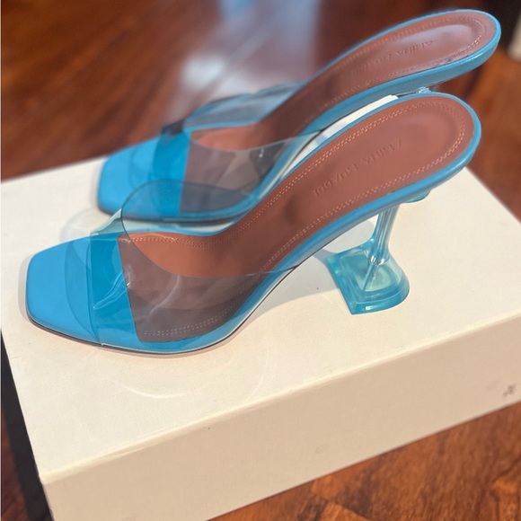 Amina Muaddi Shoes - Amina Muaddi Lupita Glass Slipper NWT